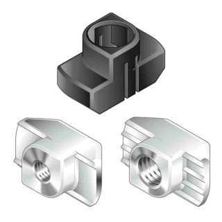 Bosch Rexroth Stainless Steel M4 T-Slot Nut, Connecting Component, Groove Size 10 mm, 19.4 mm Length 3842536606