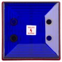 Clifford & Snell SD40 Series Blue Beacon 28.5V DC Steady LED IP65 Bulkhead/Wall Mount 