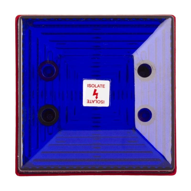 Clifford & Snell SD40 Series Blue Beacon 28.5V DC Steady LED IP65 Bulkhead/Wall Mount 