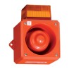 Clifford & Snell Amber Beacon-Sounder Combination, IP65, LED, Bulkhead/Wall Mount, 3V DC, 105dB, 32 Tones YL5/ISC/T4/A/RF