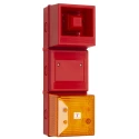 Clifford & Snell Amber Beacon-Sounder, 103dB, 26.4V DC, IP65, LED, Flashing, YL4/ISC/T4/A/RN