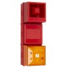 Clifford & Snell Amber Beacon-Sounder, 103dB, 26.4V DC, IP65, LED, Flashing, YL4/ISC/T4/A/RN