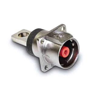 Amphenol Industrial Heavy Duty Power Connector, Cable Press Fit, 1 Way, 300A, 1.0kV, IP67/IP2X PL00X-301-10D8