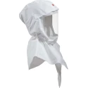 3M White Polypropylene Protective Hood, Reusable, Dust Resistant, Liquid Splash Resistant S-707