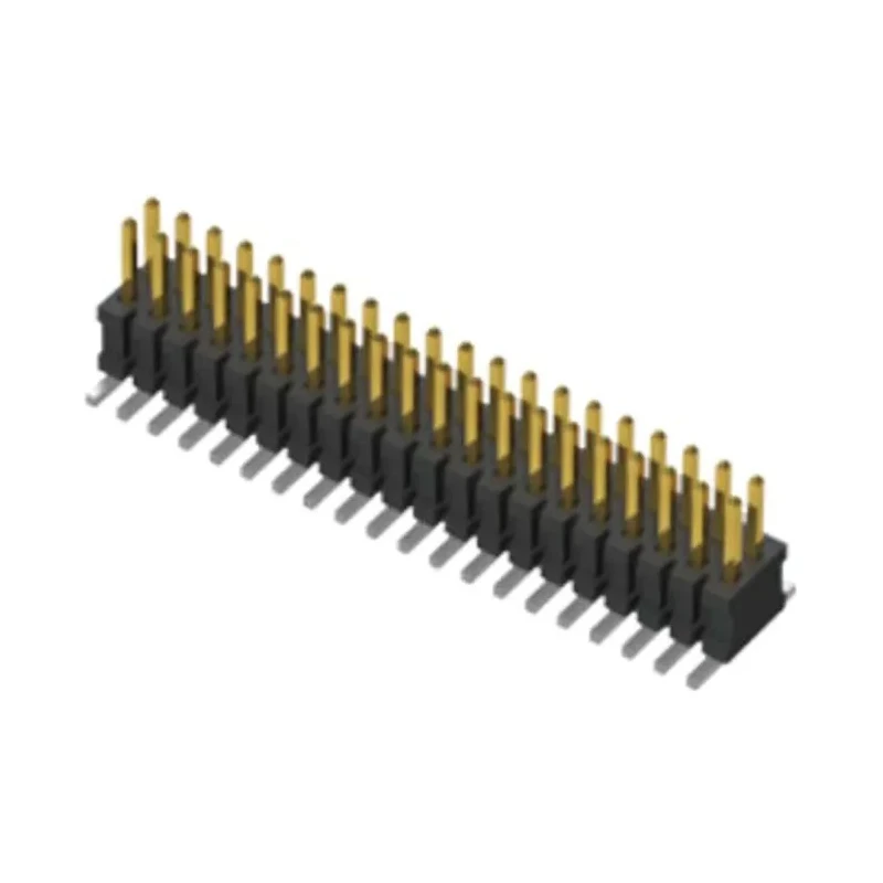 Samtec FTSH Series Straight Surface Mount Pin Header, 5 Contacts, 2 Row, 1.27 mm Pitch, Unshrouded, Current FTSH-103-02-L-DV