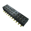 Samtec CLP Series Straight Surface PCB Socket, 5 Contacts, 2 Rows, 1.27 mm Pitch, Solder, 395V, CLP-105-02-L-D-BE