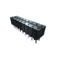 Samtec CES Series Straight Through Hole PCB Socket, 8 Contacts, 2 Rows, 2.54 mm Pitch, 400V, 5.5A, Solder CES-108-01-S-D