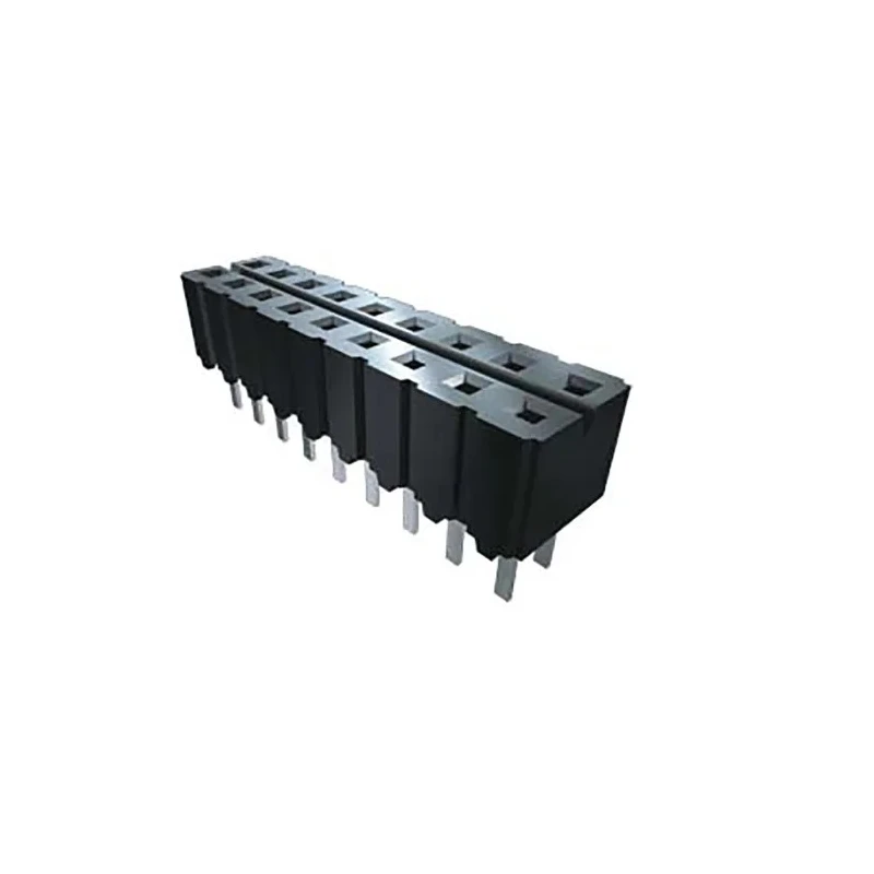 Samtec CES Series Straight Through Hole PCB Socket, 8 Contacts, 2 Rows, 2.54 mm Pitch, 400V, 5.5A, Solder CES-108-01-S-D