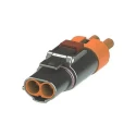 Amphenol Industrial Heavy Duty Power Connector Cable Crimp 2 Way 60A 1.0kV PL182X-61-4