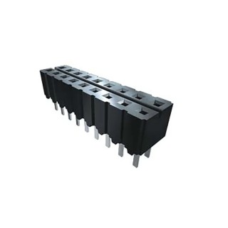 Samtec CES Series Straight Through Hole PCB Socket 10-Contact 2 Row 2.54 mm Pitch Solder CES-110-01-G-D