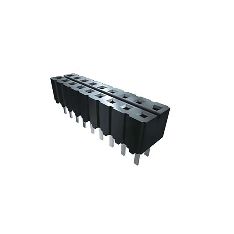 Samtec CES Series Straight Through Hole PCB Socket 10-Contact 2 Row 2.54 mm Pitch Solder CES-110-01-G-D