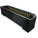 Samtec Series Straight Surface PCB Socket, 5 Contacts, 2 Rows, 0.8 mm Pitch, Solder, 2.2A, 318V, Liquid Crystal ERF8