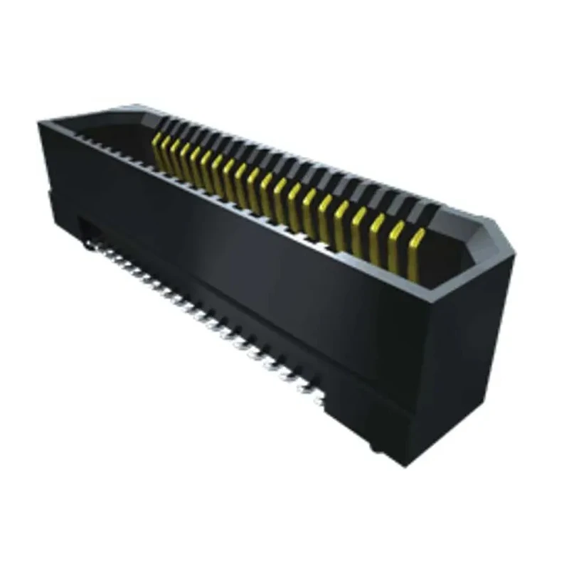 Samtec Series Straight Surface PCB Socket, 5 Contacts, 2 Rows, 0.8 mm Pitch, Solder, 2.2A, 318V, Liquid Crystal ERF8