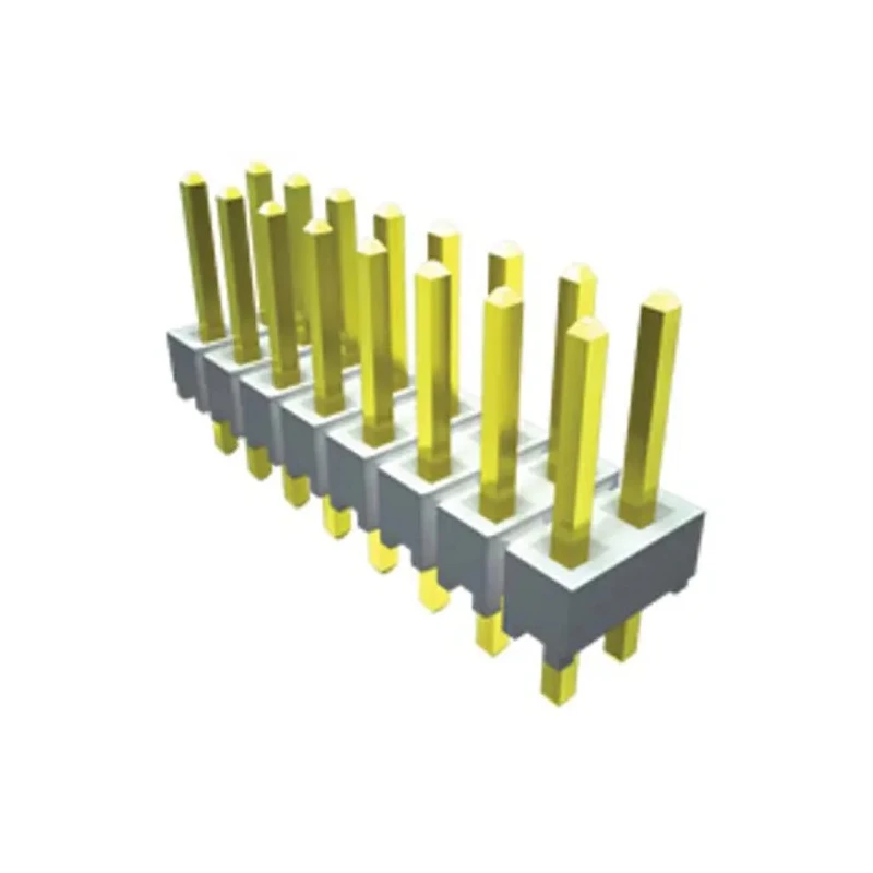 Samtec HTSW Series Straight Through Hole Pin Header, 3 Contacts, 2.54 mm Pitch, 1 Row, Unshrouded HTSW-103-08-LM-S
