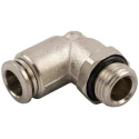 RS PRO Pneumatic Fitting 10mm Push-in, Male, 3/8 in G Thread Nickel Plated Brass 57 Series 197-7752