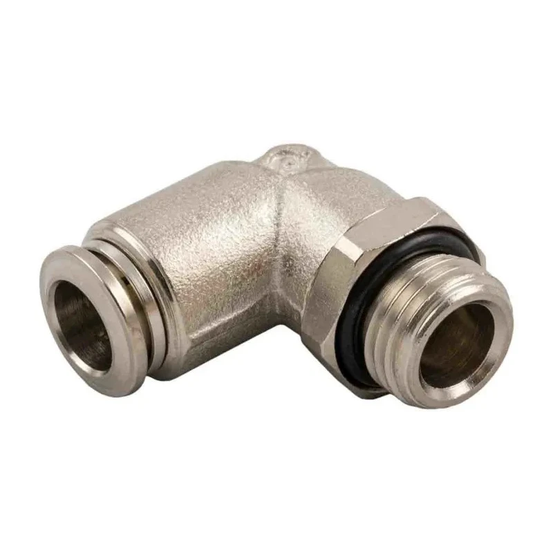 RS PRO Pneumatic Fitting 10mm Push-in, Male, 3/8 in G Thread Nickel Plated Brass 57 Series 197-7752