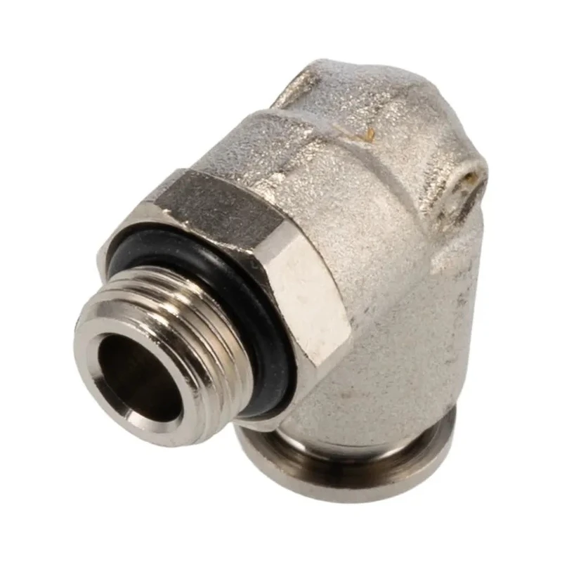 RS PRO 57 Series Pneumatic Fitting 6mm Push-in Male G 1/8 in Nickel Plated Brass 197-7744