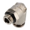 RS PRO 57 Series Pneumatic Fitting 6mm Push-in Male G 1/8 in Nickel Plated Brass 197-7744