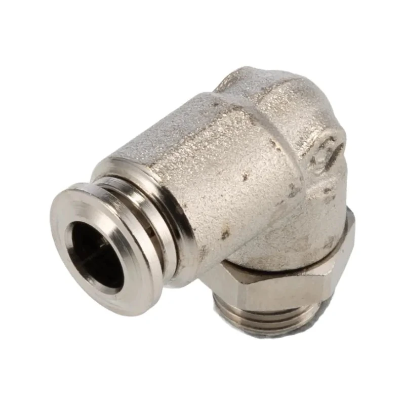 RS PRO 57 Series Pneumatic Fitting 6mm Push-in Male G 1/8 in Nickel Plated Brass 197-7744