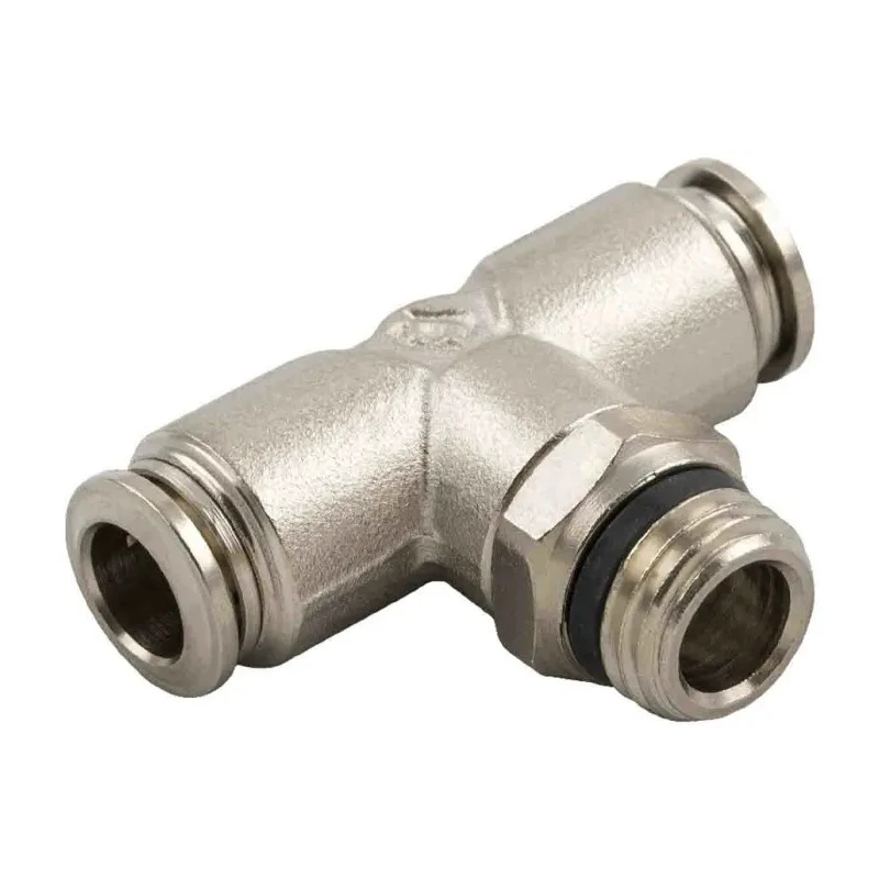 RS PRO Pneumatic Fitting 8mm Push-in, Male, Nickel Plated Brass, Series 57 197-7782
