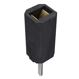 Samtec SSA Series Straight Through Hole PCB Socket, 7-Contact, 1 Row, 2.54 mm Pitch, Solder, Polyester, Female, SSA-107-S-T