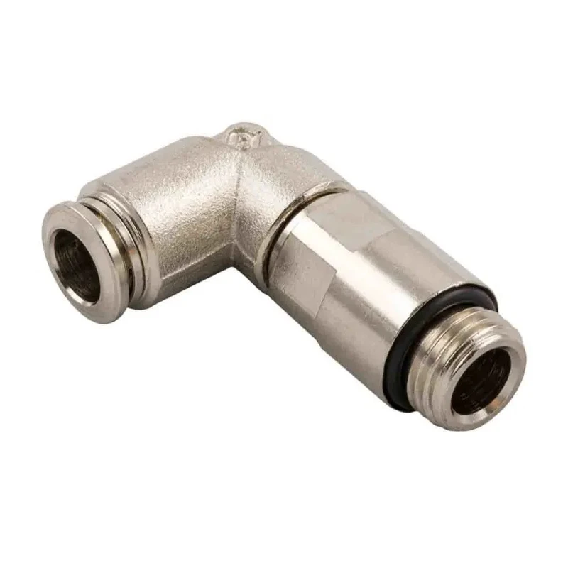 RS PRO 57 Series Pneumatic Fitting, 8mm Push-in, Male, G 1/8 in, Nickel Plated Brass, 197-7766