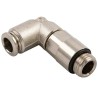 RS PRO 57 Series Pneumatic Fitting, 8mm Push-in, Male, G 1/8 in, Nickel Plated Brass, 197-7766