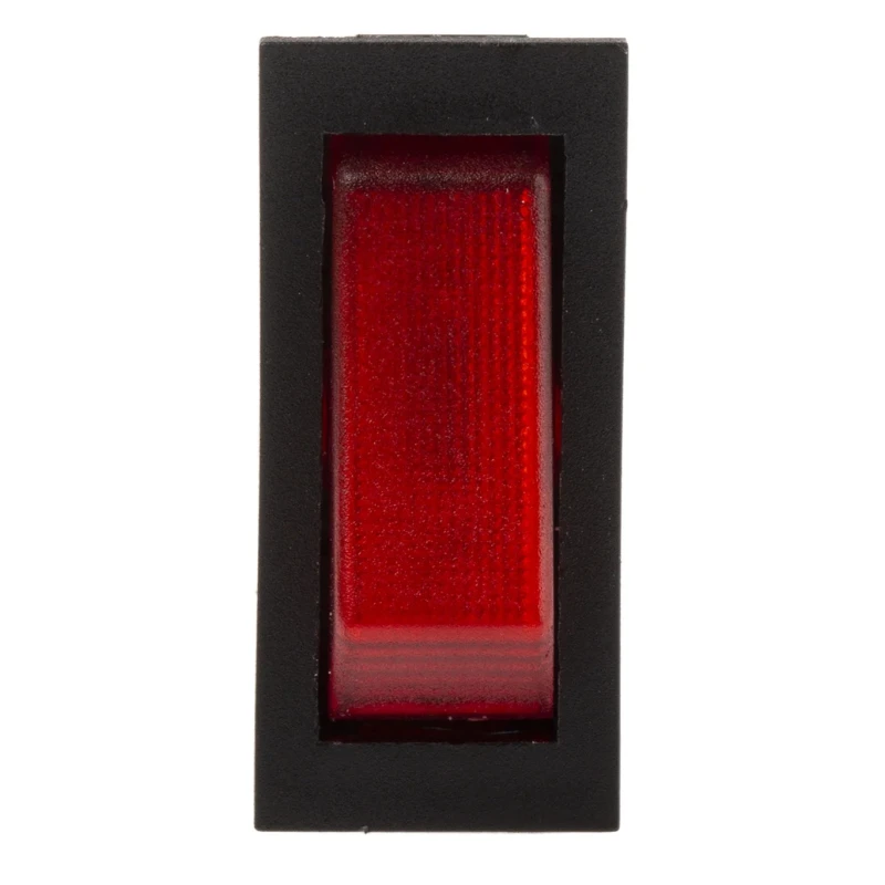 Arcolectric (Bulgin) Ltd Illuminated SPST Rocker Switch, On-Off, Panel Mount, 16A, 28V DC, Red, IP67, Aluminium C5503AANAD