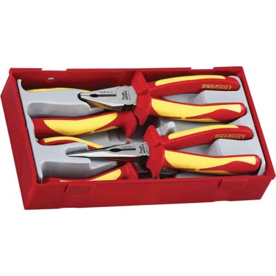 Teng Tools 4-Piece 1000 Volt Insulated Plier Set TTV440