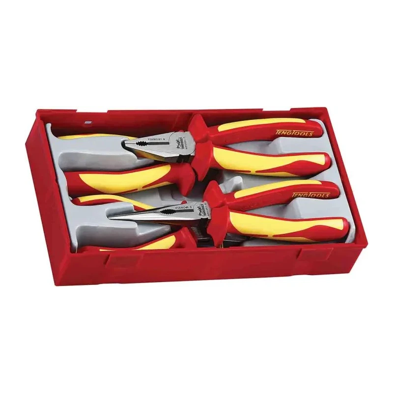 Teng Tools 4-Piece 1000 Volt Insulated Plier Set TTV440