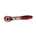 Teng Tools 1/4 Inch Ratchet Handle, Fibre Reinforced Grip, 26mm Overall Length 1400FRP