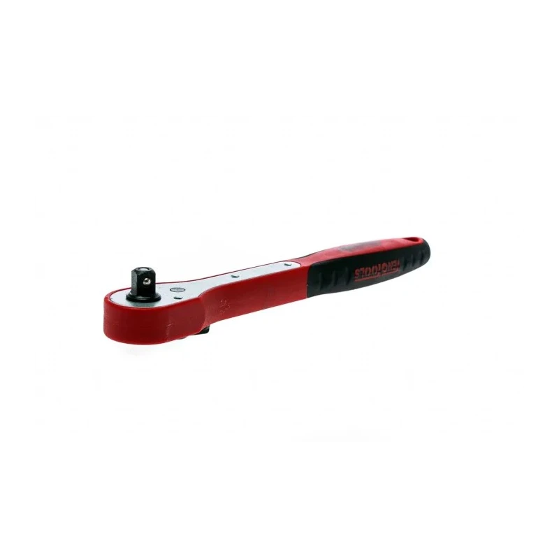 Teng Tools 1/4 Inch Ratchet Handle, Fibre Reinforced Grip, 26mm Overall Length 1400FRP