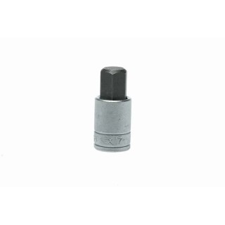 Teng Tools 1/2 in Drive 17 mm Bit Socket, Square, Chrome Plated, 55mm Length M121517-C