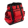Teng Tools Polyester Tool Backpack with Shoulder Strap, Red/Black, 130x380x430 mm, Zipper Lock TCSB