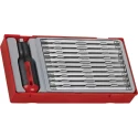 Teng Tools Interchangeable Standard Screwdriver Set 12-Piece TTMD12D