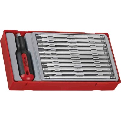 Teng Tools Interchangeable Standard Screwdriver Set 12-Piece TTMD12D