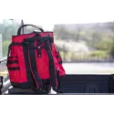 Teng Tools Polyester Tool Backpack with Shoulder Strap, Red/Black, 130x380x430 mm, Zipper Lock TCSB