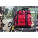 Teng Tools Polyester Tool Backpack with Shoulder Strap, Red/Black, 130x380x430 mm, Zipper Lock TCSB