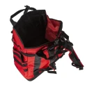 Teng Tools Polyester Tool Backpack with Shoulder Strap, Red/Black, 130x380x430 mm, Zipper Lock TCSB