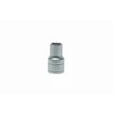 Teng Tools 1/2 Inch Drive 11 mm 12 Point Bi-Hexagon Socket, Chrome Vanadium, Satin Finish, 38 mm Overall Length M120511-C