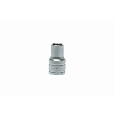 Teng Tools 1/2 Inch Drive 11 mm 12 Point Bi-Hexagon Socket, Chrome Vanadium, Satin Finish, 38 mm Overall Length M120511-C