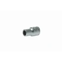 Teng Tools 1/2 Inch Drive 11 mm 12 Point Bi-Hexagon Socket, Chrome Vanadium, Satin Finish, 38 mm Overall Length M120511-C