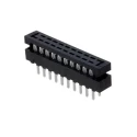 Samtec TCMD Series IDC Header Ribbon Cable, 2 mm Pitch, 3.18 mm Length, 28AWG, Grey, Stranded TCMD-12-01