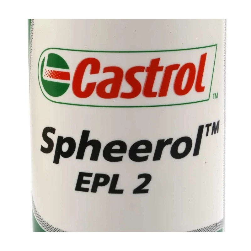 Castrol Spheerol EPL 2 Bearing Grease Cartridge, 400 g, -20°C to 120°C, Yellow/Brown 9037 7318