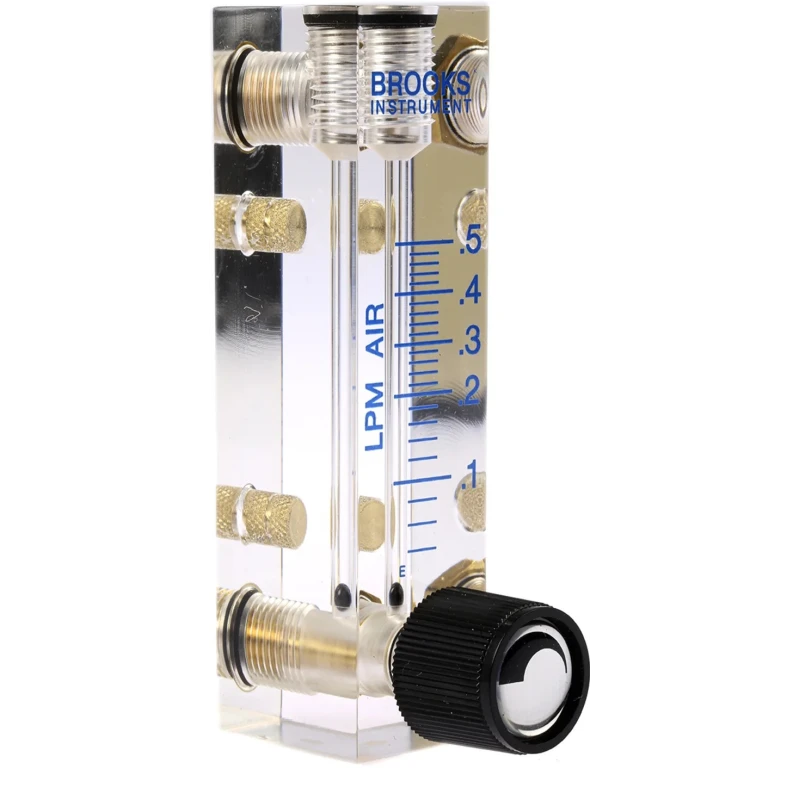 Instruments Direct FR Series Variable Area Flow Meter, 0.04L/min–0.5L/min, Acrylic, 1/8 NPT Female, 65°C, Model 2510A2A12BVBN