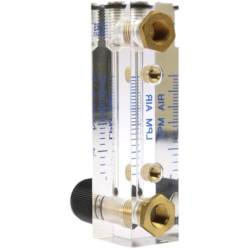 Instruments Direct FR Series Variable Area Flow Meter, 0.04L/min–0.5L/min, Acrylic, 1/8 NPT Female, 65°C, Model 2510A2A12BVBN