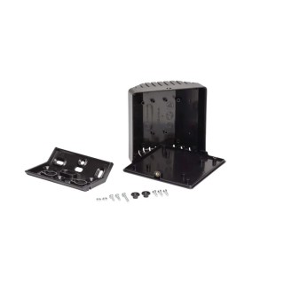 CamdenBoss 1500 Series Plastic Enclosure IP30 100x100x100mm Black CB1500-10VBK-KIT