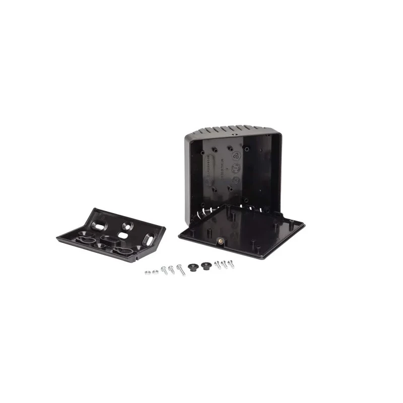 CamdenBoss 1500 Series Plastic Enclosure IP30 100x100x100mm Black CB1500-10VBK-KIT