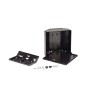 CamdenBoss 1500 Series Plastic Enclosure IP30 100x100x100mm Black CB1500-10VBK-KIT