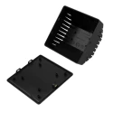 CamdenBoss 1500 Series Plastic Enclosure IP30 100x100x100mm Black CB1500-10VBK-KIT